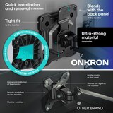 thumbnail of ONKRON Monitor Halterung 2 Monitore für 17 - 42 Zoll Bildschirme bis 15 kg pro Arm, dual Monitor Arm mit Gasdruckfeder,  VESA 75x75-100x100, G140-B