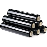 thumbnail of Film Negro para Embalar de 50 cm x 200 Metros de Longitud – Rollo de Film Elástico Manual para Embalaje Industrial (Negro, 6 Rollos)