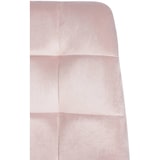 thumbnail of Set van 4 eetkamerstoel Tilde roze/Fluweel