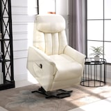thumbnail of HOMCOM Poltrona Levanta Pessoas Reclinável com Apoio para os Pés Controlo Remoto Reclinação 145° e Bolso Lateral 80x94x104 cm Creme