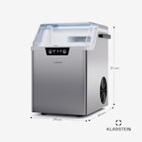 thumbnail of Wallberg Nugget Ice Maker Eiswürfelmaschine Silber