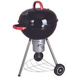 thumbnail of Tarrington House Barbecue rotondo a carbonella Tatum, superficie di grigliatura Ø 53.5 cm, termometro incluso, con ruote, acciaio, nero