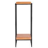 thumbnail of Table à fleurs HWC-K71, Étagère à fleurs Table d'appoint Étagère à plantes, certifié MVG MDF métal ~ couleur naturelle, 101cm
