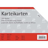 thumbnail of Karteikarten A5 liniert 180g/qm weiß VE=10x100 Stück