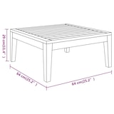 thumbnail of vidaXL 4-tlg. Garten-Lounge-Set mit Dunkelgrauen Kissen Akazienholz