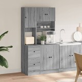 thumbnail of vidaXL Küchenschrank Grau Sonoma 95x50x180 cm Holzwerkstoff