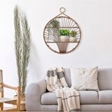 thumbnail of Bacheca da parete in rattan marrone cm 60,5x10,5x76