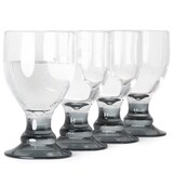 thumbnail of 4 Stück Bella Gläser grau smoke  Acryl