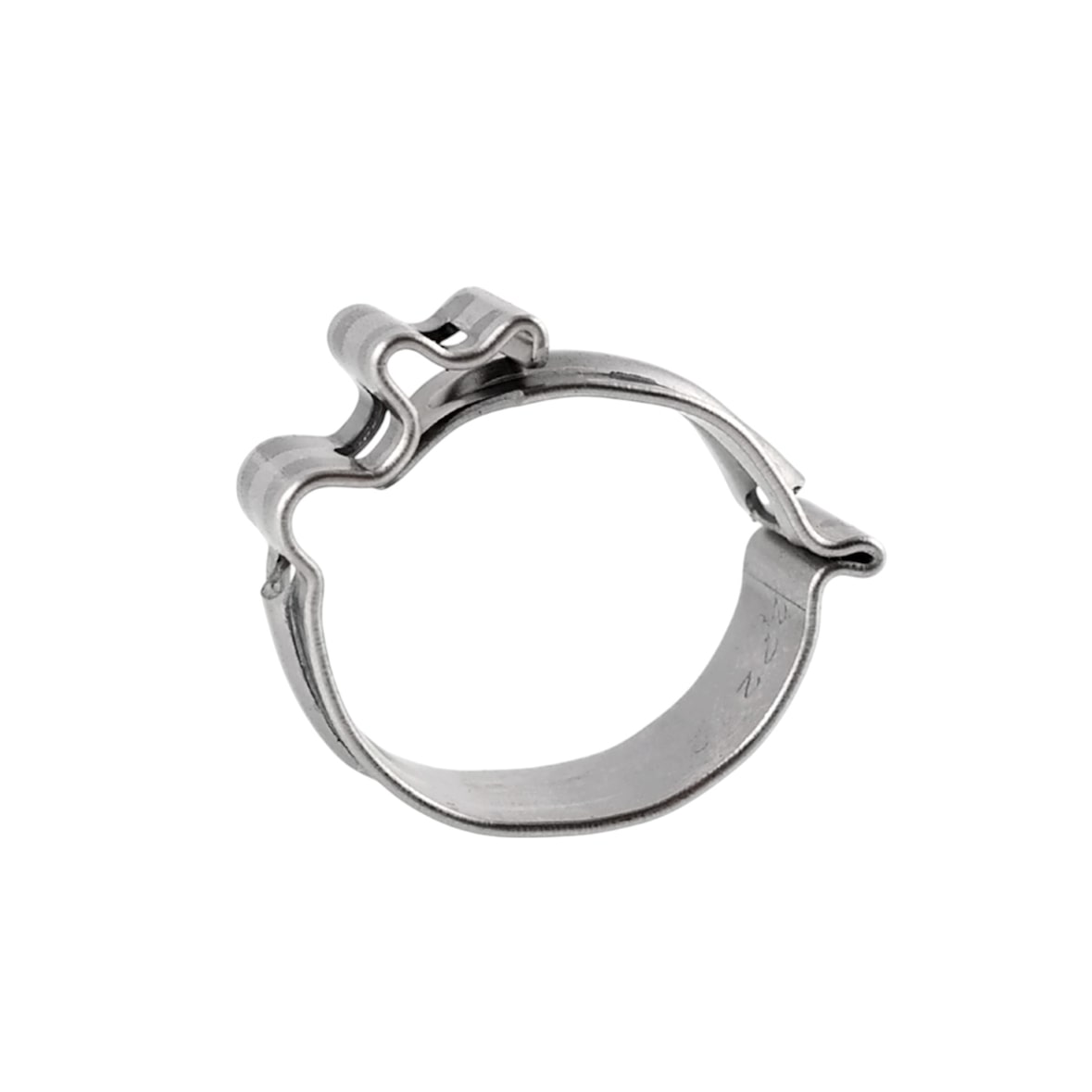 Cobra Schelle aus Edelstahl V2A mit 8mm Bandbreite, Spannbereich:14.5-16.0 mm