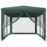 thumbnail of Tente de fête avec 4 parois latérales en maille Vert 3x6 m PEHD Modèle AbriPrairie 166