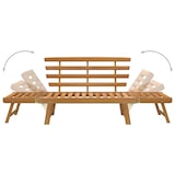 thumbnail of vidaXL Gartenbank 2-in-1 190 cm Massivholz Akazie