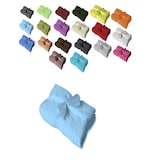 thumbnail of Handtuchserie im Set mit Schleife Marke Badvorleger 1 Stück 50 x 80 cm Hellblau