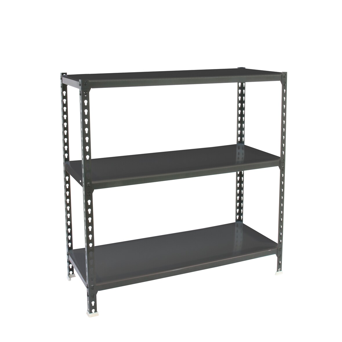 PROREGAL Schwerlastregal BABY METAL SHARK | HxBxT 90x80x40cm | Fachlast 180kg | Anthrazit | Regal Standregal Werkstattregal Lagerregal
