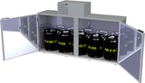 thumbnail of hefa Fasskühler FK 5.2 Typ 1 H steckerfertig verzinkt für 5 Fässer 50 Liter zerlegbar 2-türig