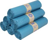 thumbnail of Müllsäcke Brod blau LDPE-REG 70l, Typ 60, ca. 575x1000mm, ca. 31 µ, 25 Rollen a 10 Stück im Karton