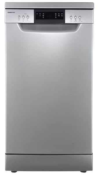 INFINITON Lavavajillas DIW-43SP, 9 Servicios, 45 cm de Ancho, E, Inox
