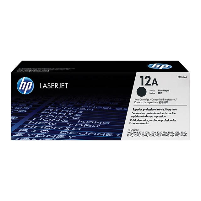 HP Q2612A Negro Cartucho de Toner Original - 12A