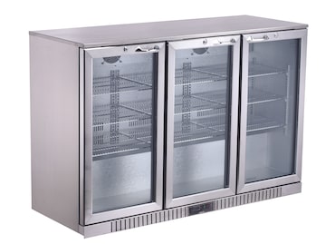 METRO PROFESSIONAL Frigorifero da bar GBC3003S, 135 x 53 x 86.5 cm, 308 L, argento