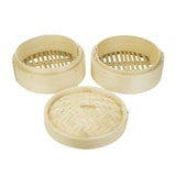 thumbnail of Cesto vaporizador de bambú 203 mm con 1 tapa - Juego de 2 - Vogue. Vogue