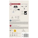 thumbnail of Paulmann Spot encastré LED 3-Step-Dim Nova Coin Kit de base fixe IP44 rond 78mm  Coin 3x6W 3x470lm 230V gradable 2700K Noir mat 94474