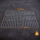 thumbnail of Grillrooster set zwart/44,5x30,3 cm