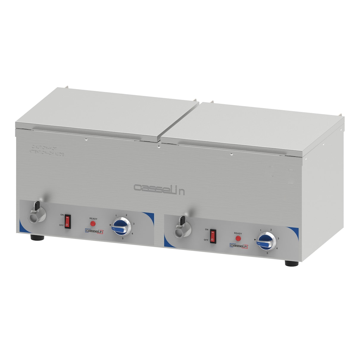 Doppelter wasserbeheizter Bain-marie-Würstchenwärmer CBMECS2 Casselin