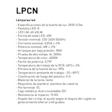 thumbnail of Luminária LED para exaustor de cozinha LPCN 4000K