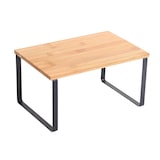 thumbnail of WellHome - Estante de cocina ELIE 29,8x19,4x15,6cm en acero y bambú en color Negro