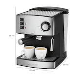 thumbnail of Clatronic ES 3643 Macchina per Caffè Espresso e Cappuccino 15 Bar,  Montalatte, Scaldatazze, 850W, Argento