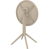 thumbnail of Lot de 2 tables d’extérieur rondes pliantes de 60 cm Sky Table Taupe