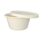 thumbnail of 100 Schalen, Zuckerrohr "pure" 1000 ml Ø 17 cm · 8,4 cm weiss