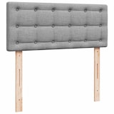 thumbnail of vidaXL Ottoman-Bett mit Matratze Hellgrau 120x200 cm Stoff