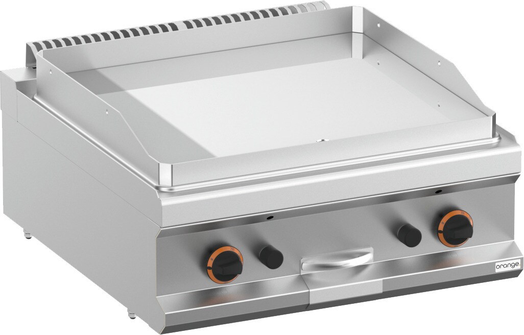 orange. orange Gas-Grillplatte, glatt, verchromt, 11 kW