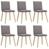 thumbnail of vidaXL Esszimmerstühle 6 Stk. Taupe Stoff