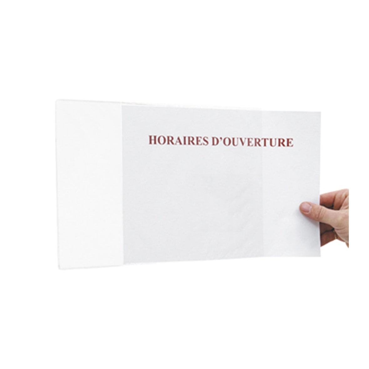 Lot de 12 pochettes auto adhesives A6