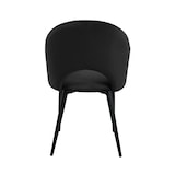 thumbnail of SVITA HAILEY 2er Set Esszimmerstühle Küchen-Sessel gepolstert Samt Schwarz