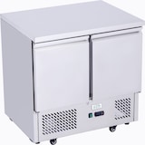 thumbnail of ICE-A-COOL 2 türiger Kühltisch mit Arbeitsplatte, Kapazität 169 L, automatische Abtaufunktion