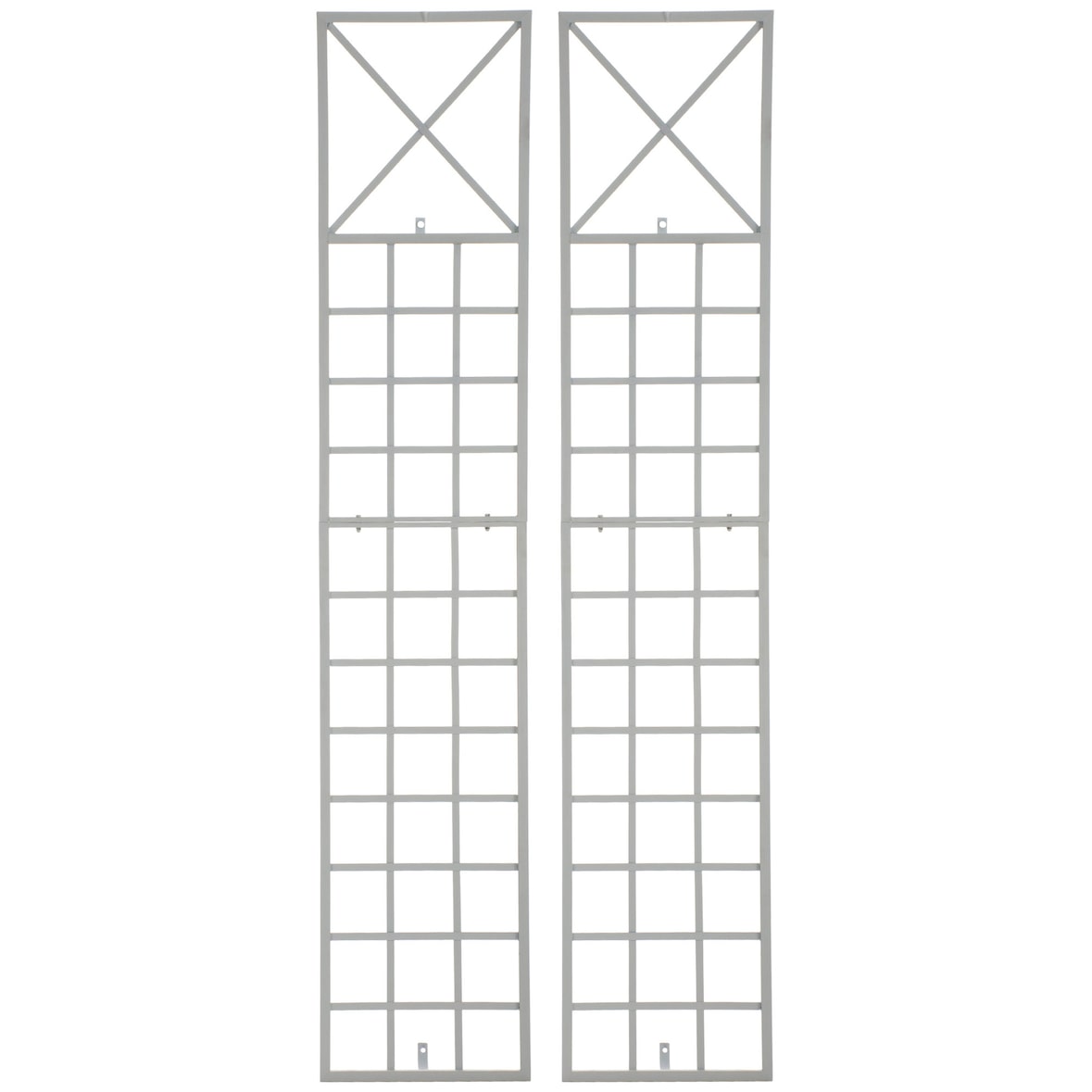 2er Set Rankgitter Trigo weiß