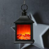 thumbnail of LED Laterne Kamin mit Feuereffekt Flammenoptik H: 31cm Batterie/USB
