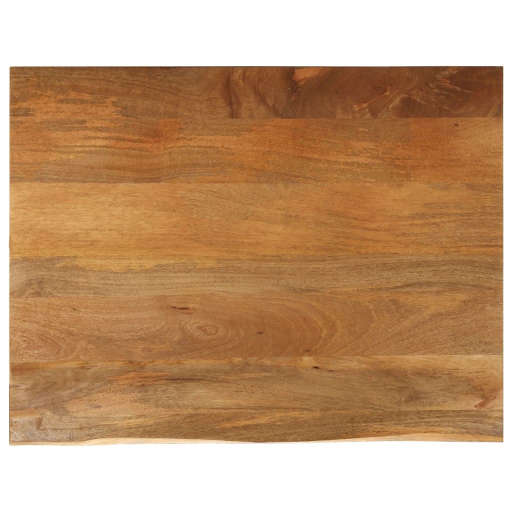 vidaXL Tafelblad met natuurlijke rand 100x80x2,5 cm massief mangohout