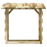 thumbnail of Pergola avec toit 100x90x100 cm Bois de pin imprégné Modèle AbriVallée 58