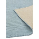 thumbnail of Wollteppich handgewebt strukturiert | 120x170cm, Florhöhe 0,9cm, Gesamthöhe 1,9cm | Hellblaugrün | weich, robust | Wohnzimmer | STOW | Kadima Design
