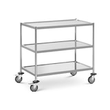 thumbnail of Royal Catering - Serveerwagen - 3 planken - tot 60 kg - planken: 84.5 x 52.5 x 80 cm -