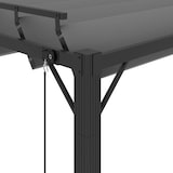 thumbnail of vidaXL Pergola mit Lamellendach 3x4 m Anthrazit Stoff und Aluminium