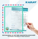 thumbnail of Dokumentenhalter Magnetisch 5er-Set - Grün / A4