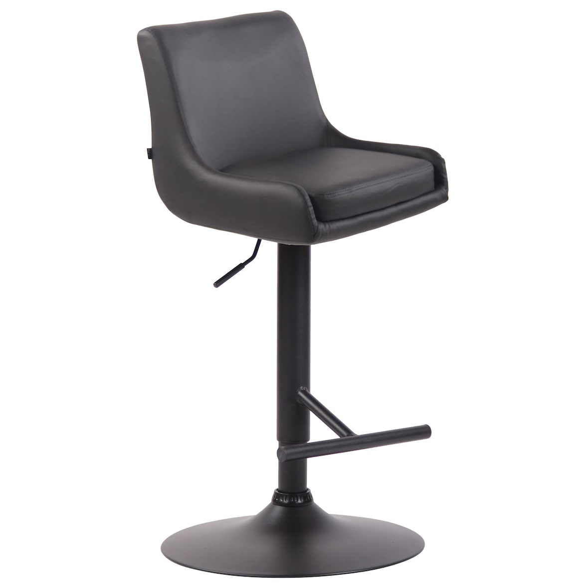 Taburete Club Gris/Negro