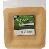 thumbnail of PAPSTAR 250 Teller, Bambus "pure" eckig 1,5 cm x 18 cm x 18 cm