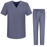 thumbnail of Conjuntos Uniformes Limpieza Unisex 6801-6802 Talla  : M, Color : Gris Claro