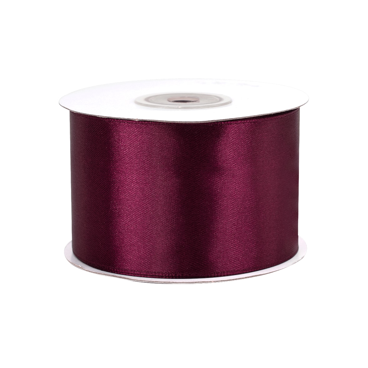 50mm Satinband 25m Schleifenband Geschenkband Dekoband Breites Stoffband Weinrot