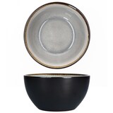 thumbnail of 6x Reactive Glaze Dark Cement Pudding-Schale 240ml Schüssel Grau Nüsse Obst